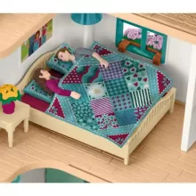 Schleich 42706 Hannah családi háza lovardával és lovakkal (csomagolássérült-új)
