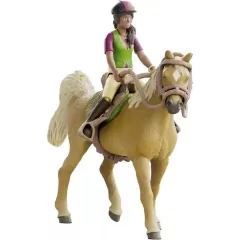 Schleich 42714 Sarah és Mystery lova