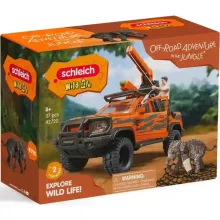 Schleich 42720 Terepjárós dzsungelkaland kiselefánttal