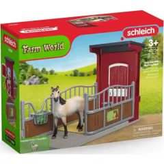 Schleich 42724 Istálló Musztáng kancával
