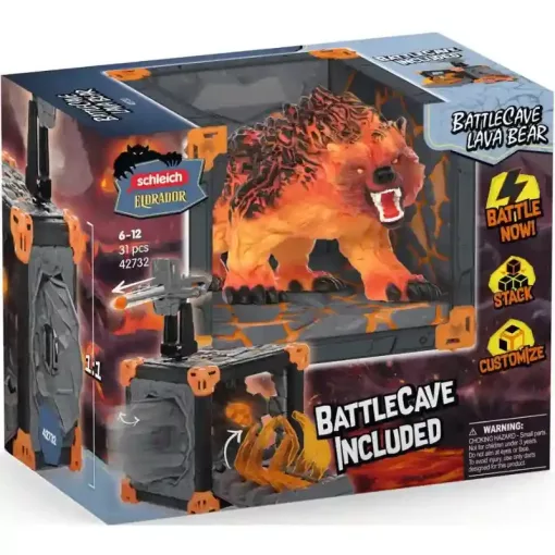Schleich 42732 BattleCave lávamedve