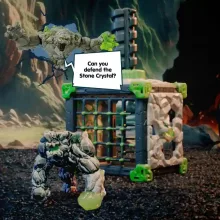 Schleich 42734 BattleCave harci kőzúzó