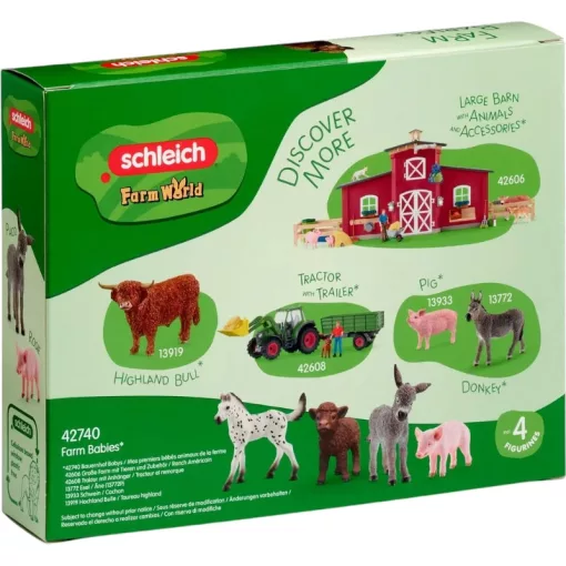 SCHLEICH 42740 A farm kölyök állatai