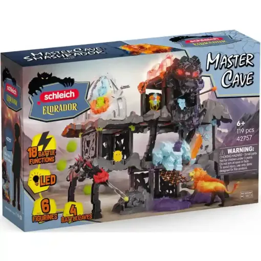 Schleich 42757 BattleCave Smashrador interaktív barlang figurákkal