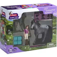 Schleich 42776 Lisa lovasiskolája appaloosa lovakkal