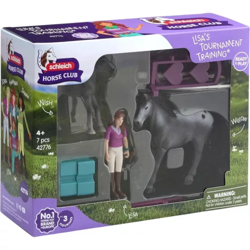 Schleich 42776 Lisa lovasiskolája appaloosa lovakkal