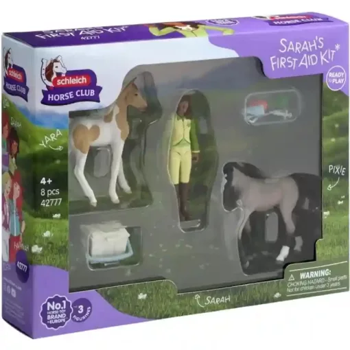 Schleich 42777 Sarah állatorvosi készlete csikókkal