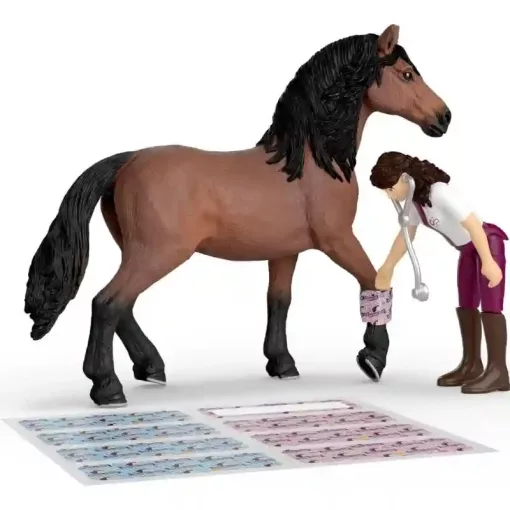 Schleich 42787 Hordozható lókórház