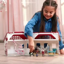 Schleich 42787 Hordozható lókórház