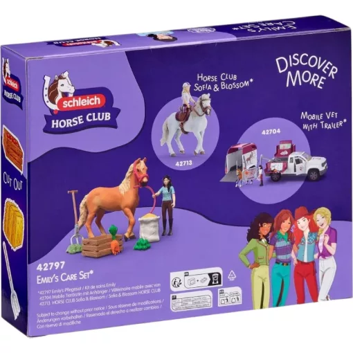 SCHLEICH 42797 Emily lóápoló készlete