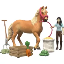 SCHLEICH 42797 Emily lóápoló készlete