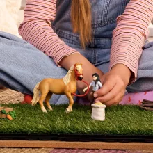 SCHLEICH 42797 Emily lóápoló készlete