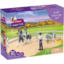 SCHLEICH 42799 Kim lovastorna lovaglókészlete