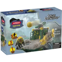 SCHLEICH 42809 Dzsungelerőd kardfogú tigrissel