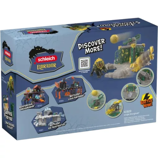 SCHLEICH 42809 Dzsungelerőd kardfogú tigrissel