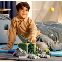 SCHLEICH 42809 Dzsungelerőd kardfogú tigrissel