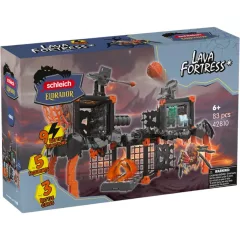 SCHLEICH 42810 BattleCave interaktív lávaerőd figurákkal