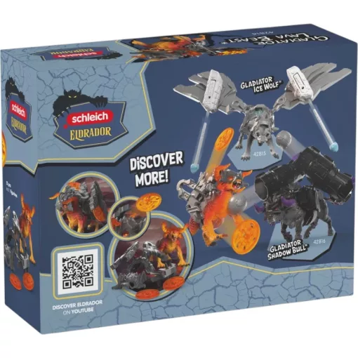SCHLEICH 42814 Gladiátor lávaszörny kilövővel