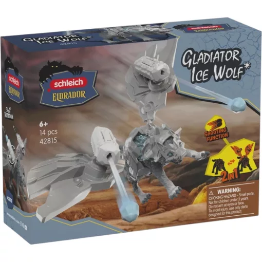 SCHLEICH 42815 Gladiátor jégfarkas kilövővel