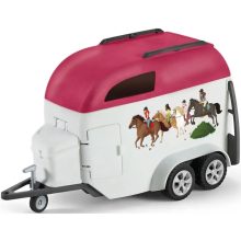 Schleich 72223 Lószállító autó Holstein lóval