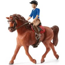 Schleich 72223 Lószállító autó Holstein lóval