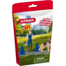 Schleich 81466 Rendőr németjuhász kutyával