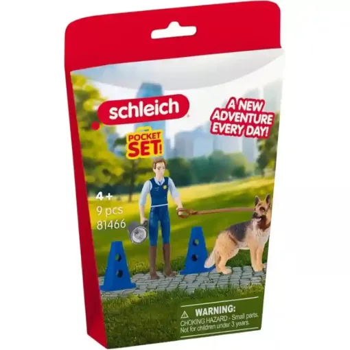 Schleich 81466 Rendőr németjuhász kutyával