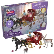 SCHLEICH 99179 Karácsonyi szánkózás nagy adventi kalendárium, naptár