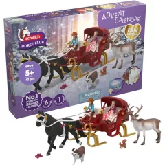   SCHLEICH 99179 Karácsonyi szánkózás nagy adventi kalendárium, naptár