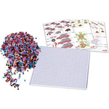Simba Toys Art & Fun - 2400 darabos vasalható gyöngykészlet 3D mintákkal