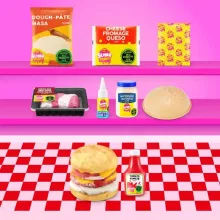 Slime Mart Hamburger játékszett