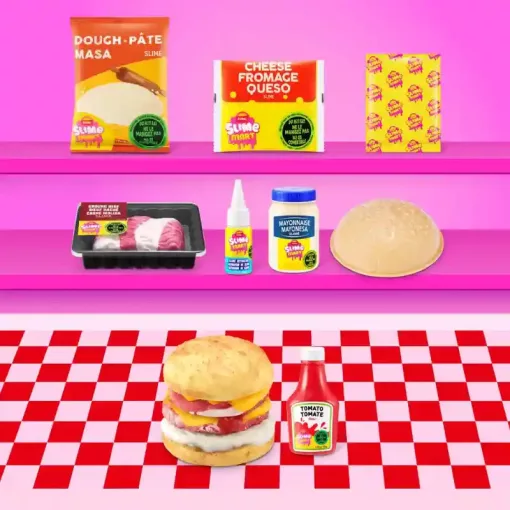 Slime Mart Hamburger játékszett