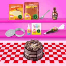 Slime Mart bevásárlókocsis készlet ételekkel