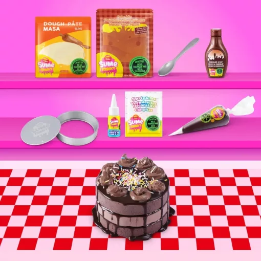 Slime Mart bevásárlókocsis készlet ételekkel