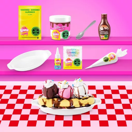 Slime Mart bevásárlókocsis készlet ételekkel