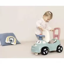 Smoby 2 az 1-ben cicás bébitaxi és járássegítő dudával