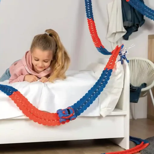 Smoby FleXtreme Spiderman - Pókember kezdőkészlet autóval és pályával