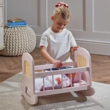 Ivy & Lily fa bölcső játékbabáknak