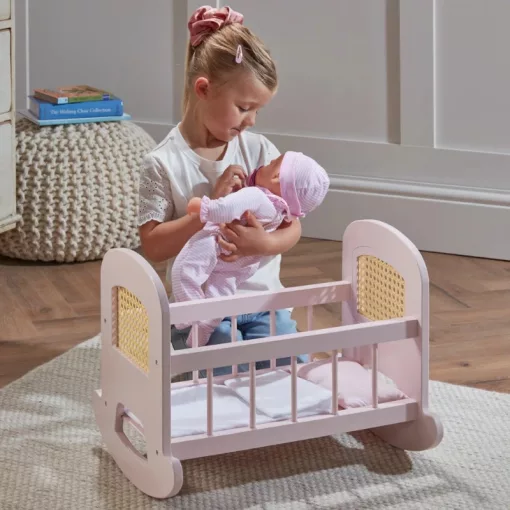 Ivy & Lily fa bölcső játékbabáknak