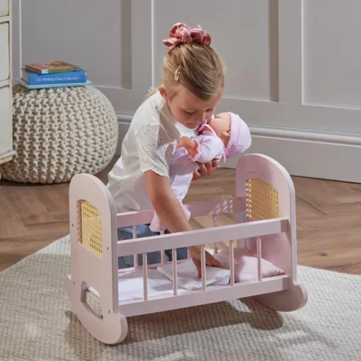 Ivy & Lily fa bölcső játékbabáknak