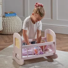 Ivy & Lily fa bölcső játékbabáknak