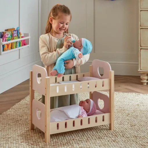 Ivy & Lily fa emeletes kiságy játékbabáknak