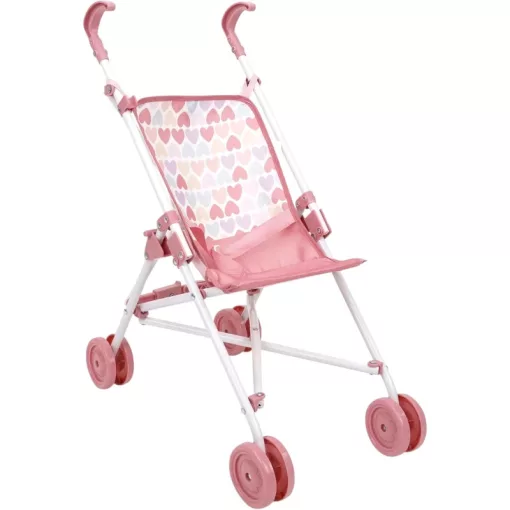 Ivy & Lily összecsukható fémvázas babakocsi játékbabáknak