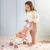   Ivy & Lily összecsukható fémvázas babakocsi játékbabáknak