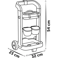Smoby Gurulós fodrászkocsi kiegészítőkkel
