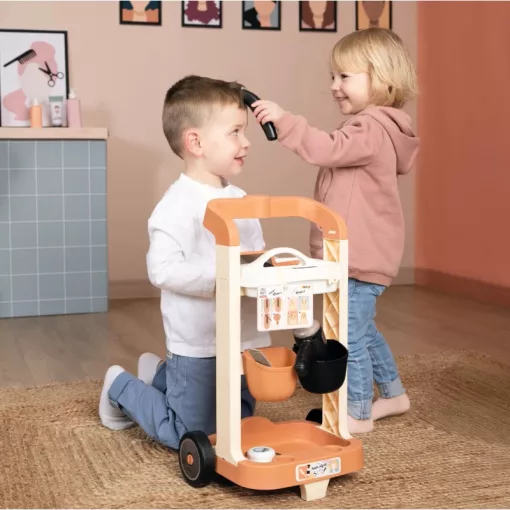 Smoby Gurulós fodrászkocsi kiegészítőkkel