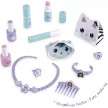 Smoby Gabi babaháza pipereasztal székkel, Gabby's Dollhouse, kozmetikai szett, asztal és szék