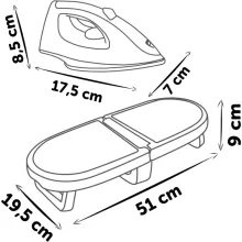 Smoby Tefal játék vasalódeszka vasalóval