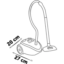 Smoby Rowenta játék porszívó hanggal