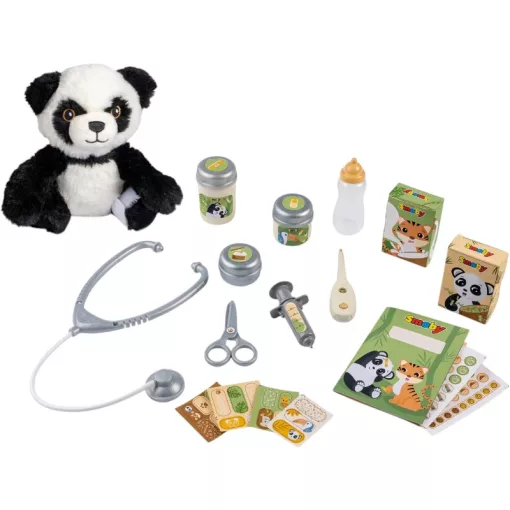 Smoby Állatorvosi rendelő plüss pandával